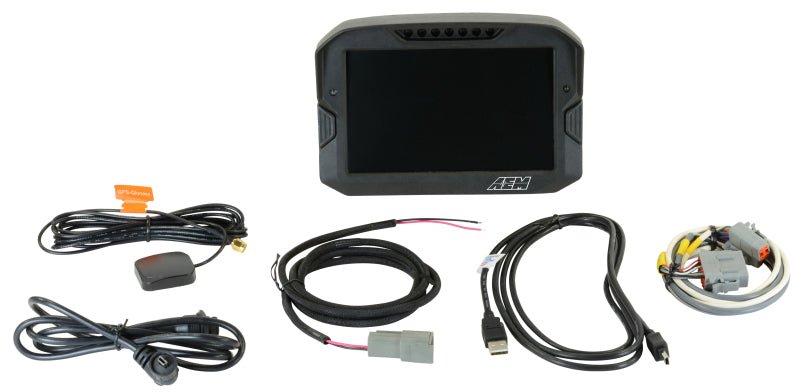 AEM CD - 7 Logging GPS Enabled Race Dash Carbon Fiber Digital Display w/o VDM (CAN Input Only) - CPC Performance