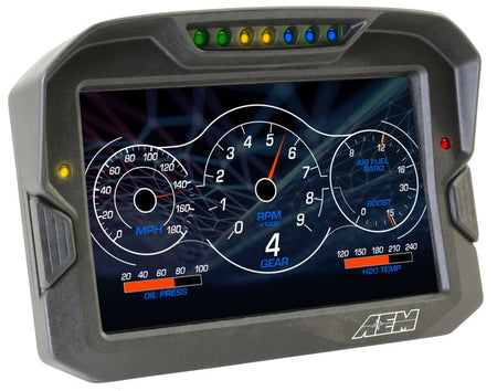 AEM CD - 7 Non Logging GPS Enabled Race Dash Carbon Fiber Digital Display w/o VDM (CAN Input Only) - CPC Performance