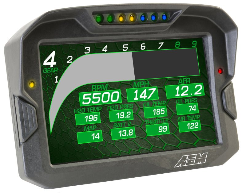 AEM CD - 7 Non Logging Race Dash Carbon Fiber Digital Display (CAN Input Only) - CPC Performance