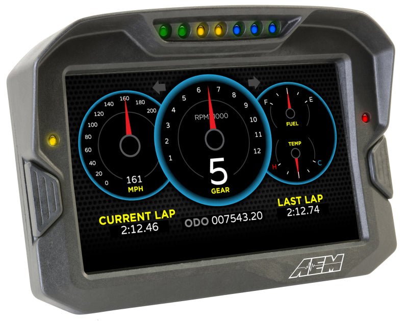 AEM CD - 7 Non Logging Race Dash Carbon Fiber Digital Display (CAN Input Only) - CPC Performance
