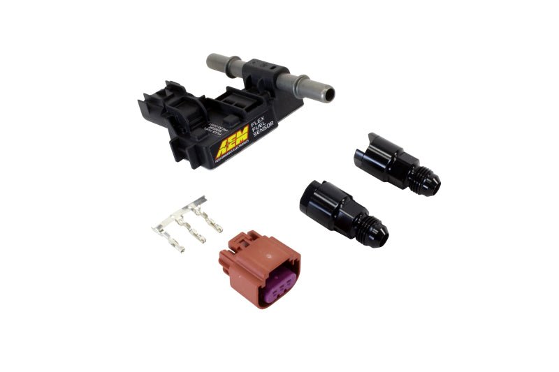 AEM Ethanol Content Flex Fuel Sensor w/ - 6AN fittings Kit - CPC Performance