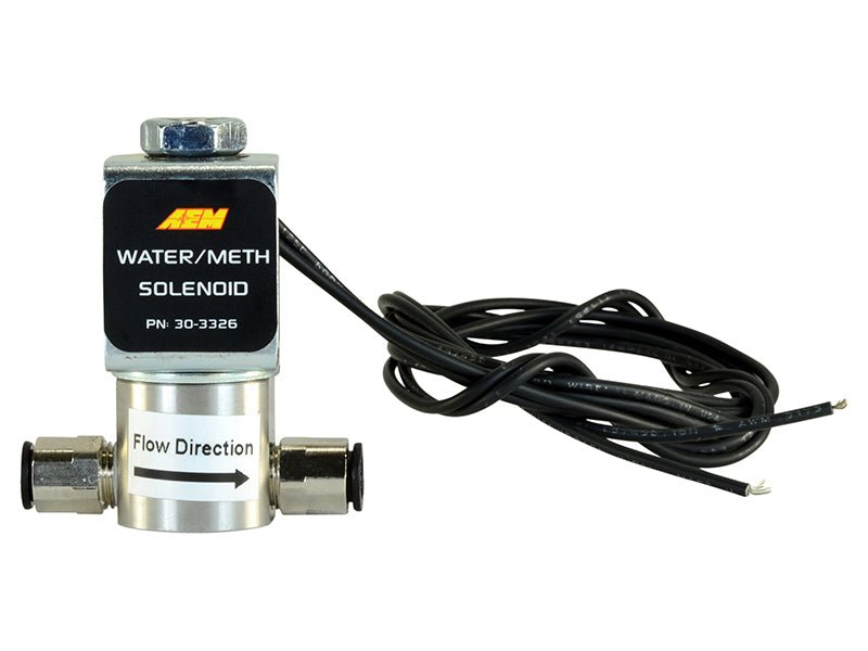 AEM Water/Methanol Injection System - High - Flow Low - Current WMI Solenoid - 200PSI 1/8in - 27NPT In/Out - CPC Performance