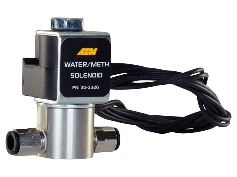 AEM Water/Methanol Injection System - High - Flow Low - Current WMI Solenoid - 200PSI 1/8in - 27NPT In/Out - CPC Performance