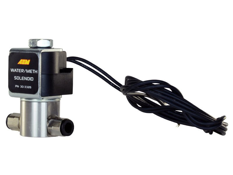 AEM Water/Methanol Injection System - High - Flow Low - Current WMI Solenoid - 200PSI 1/8in - 27NPT In/Out - CPC Performance