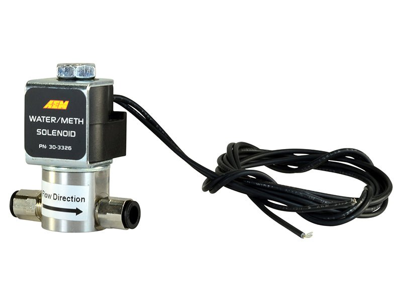 AEM Water/Methanol Injection System - High - Flow Low - Current WMI Solenoid - 200PSI 1/8in - 27NPT In/Out - CPC Performance