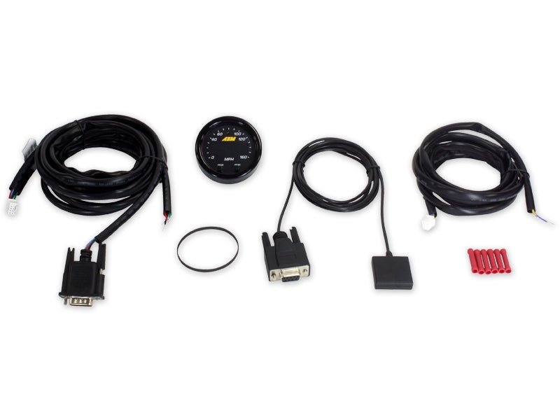 AEM X - Series 0 - 160 MPH Black Bezel w/ Black Face GPS Speedometer Gauge - CPC Performance
