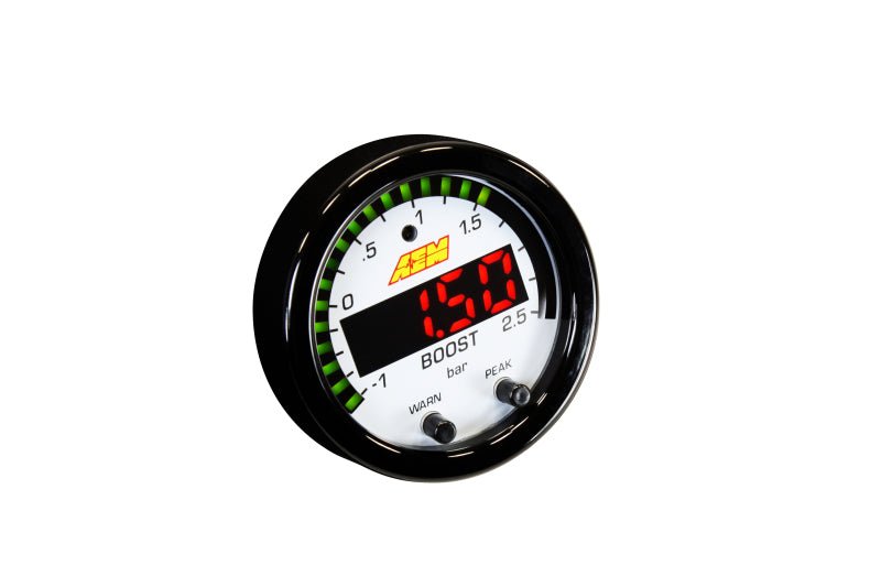 AEM X - Series Boost Pressure - 30inHg 35psi Gauge - CPC Performance
