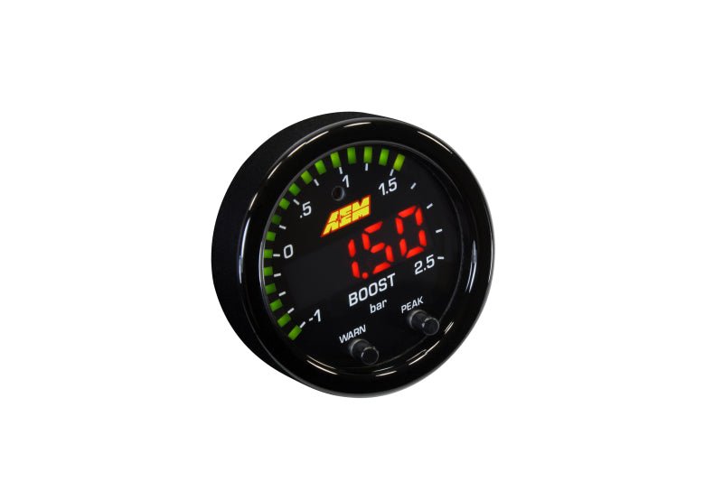 AEM X - Series Boost Pressure - 30inHg 35psi Gauge - CPC Performance