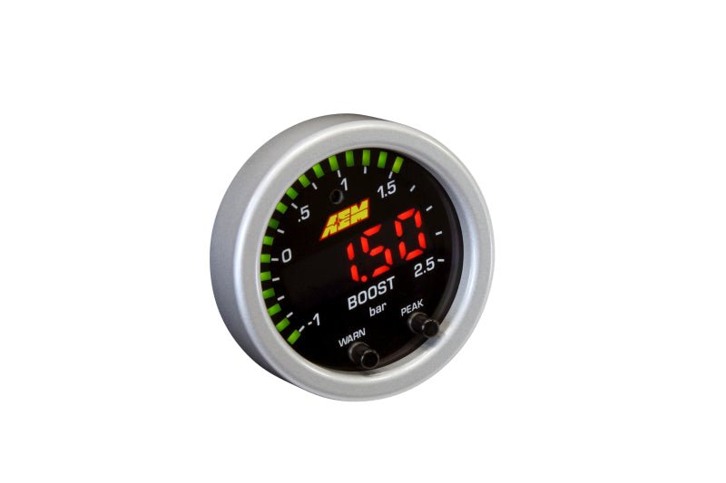 AEM X - Series Boost Pressure - 30inHg 35psi Gauge - CPC Performance