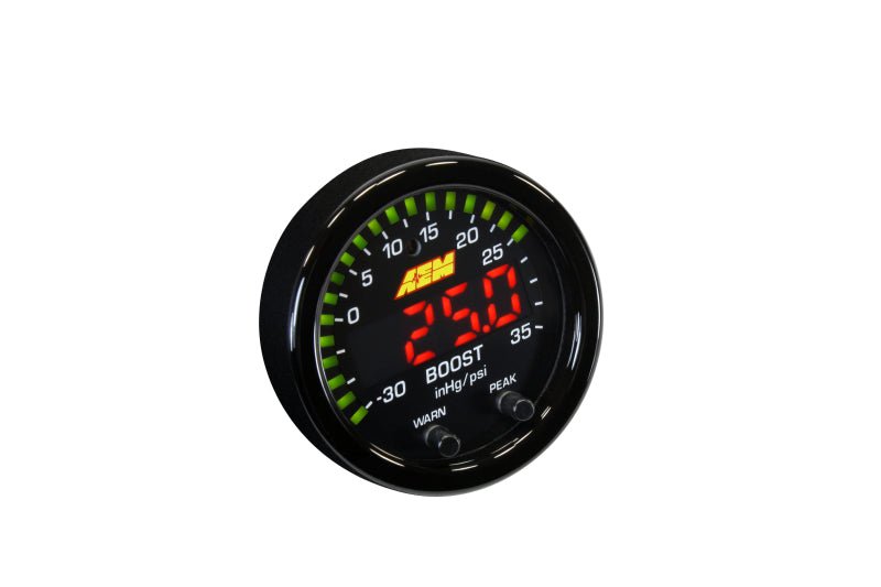 AEM X - Series Boost Pressure - 30inHg 35psi Gauge - CPC Performance