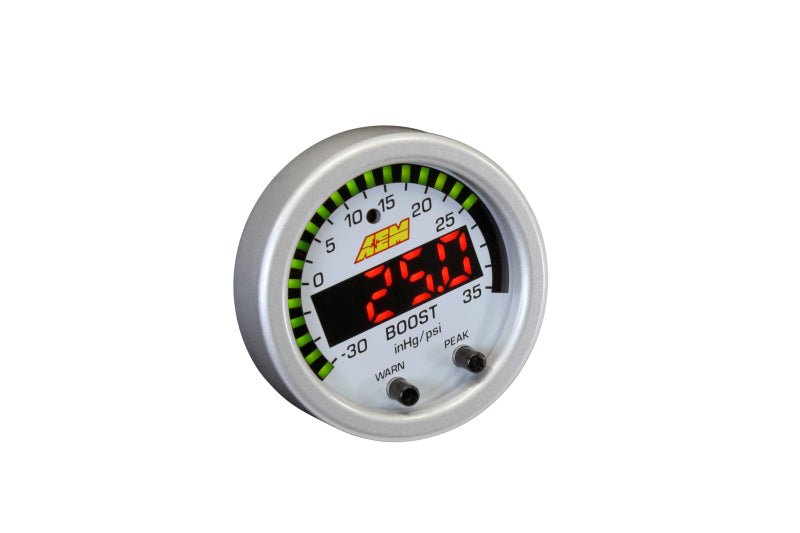 AEM X - Series Boost Pressure - 30inHg 35psi Gauge - CPC Performance