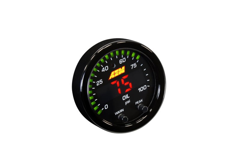 AEM X - Series Pressure 0 - 100psi Gauge Kit - CPC Performance