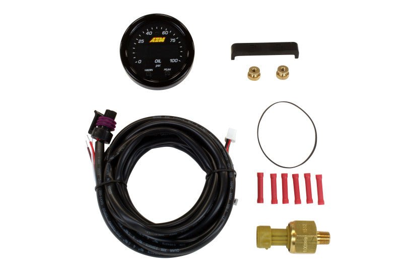AEM X - Series Pressure 0 - 100psi Gauge Kit - CPC Performance