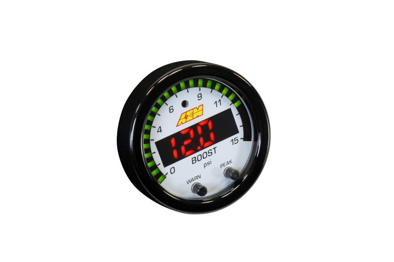AEM X - Series Pressure 0 - 15psi Gauge Kit - CPC Performance