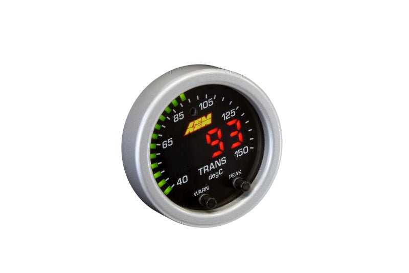 AEM X - Series Temperature 100 - 300F Gauge Kit (ONLY Black Bezel and Water Temp. Faceplate) - CPC Performance