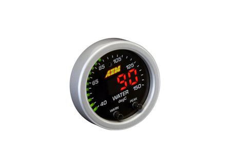 AEM X - Series Temperature 100 - 300F Gauge Kit (ONLY Black Bezel and Water Temp. Faceplate) - CPC Performance