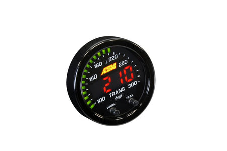 AEM X - Series Temperature 100 - 300F Gauge Kit (ONLY Black Bezel and Water Temp. Faceplate) - CPC Performance