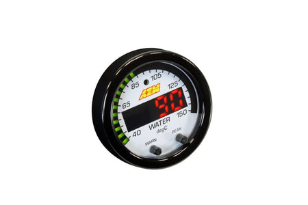 AEM X - Series Temperature 100 - 300F Gauge Kit (ONLY Black Bezel and Water Temp. Faceplate) - CPC Performance