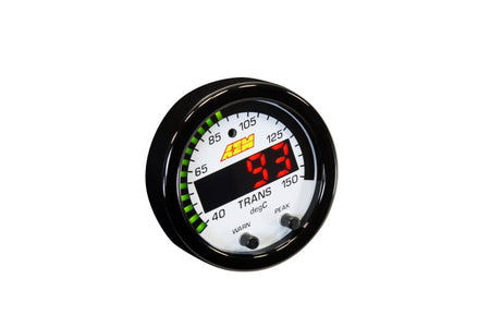 AEM X - Series Temperature 100 - 300F Gauge Kit (ONLY Black Bezel and Water Temp. Faceplate) - CPC Performance