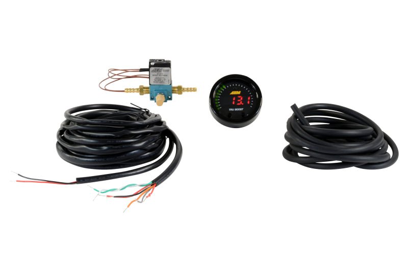AEM X - Series Tru - Boost Controller Gauge w/ Boost Control Solenoid 80PSIg Internal MAP Sensor - CPC Performance