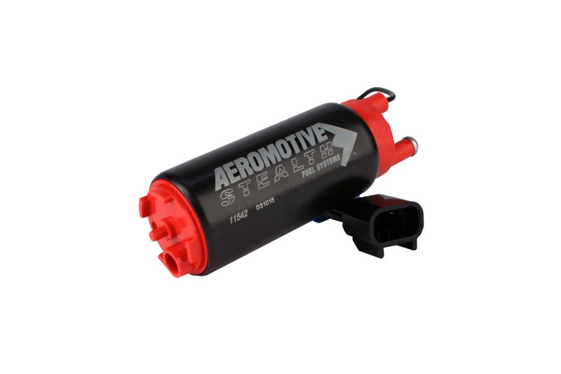 Aeromotive 340 Series Stealth In - Tank E85 Fuel Pump - Offset Inlet - Inlet Inline w/Outlet - CPC Performance