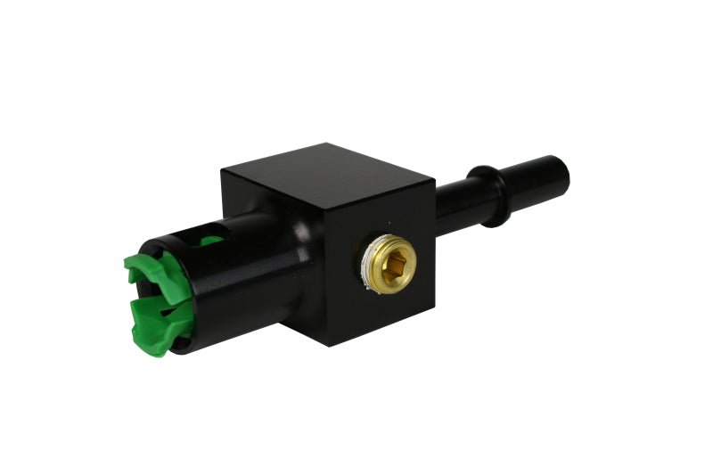 Aeromotive 3/8in Quick Connect with AN - 08 port and 1/8in gauge port - CPC Performance