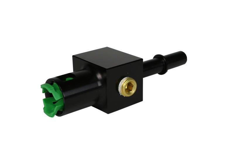 Aeromotive 3/8in Quick Connect with AN - 08 port and 1/8in gauge port - CPC Performance