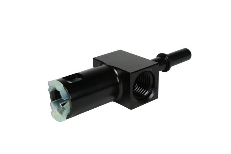 Aeromotive 5/16in Quick Connect with AN - 06 port and 1/8in gauge port - CPC Performance