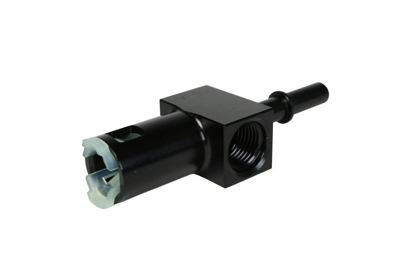 Aeromotive 5/16in Quick Connect with AN - 06 port and 1/8in gauge port - CPC Performance