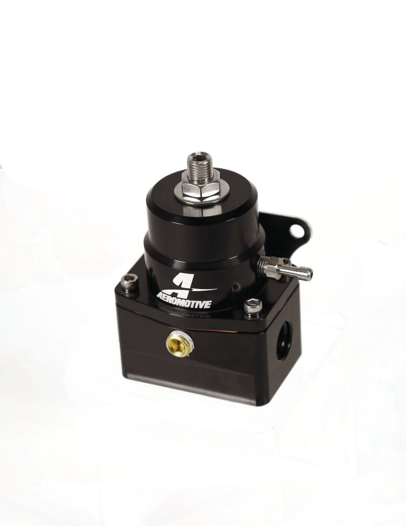 Aeromotive A1000 - 6 Injected Bypass Adjustable EFI Regulator (2) - 6 Inlet/(1) - 6 Return - Black - CPC Performance