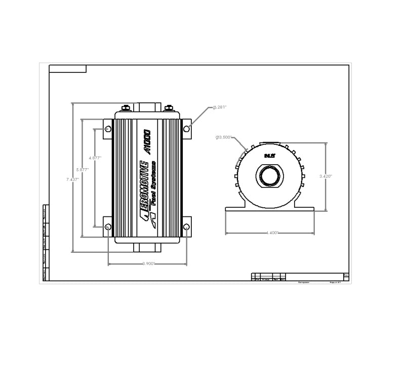 Aeromotive A1000 Fuel Pump - EFI or Carbureted Applications - CPC Performance