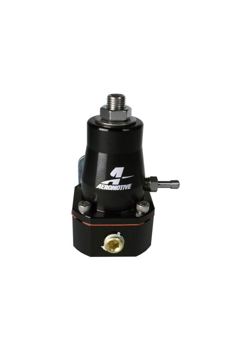 Aeromotive Adjustable Regulator Billet EFI Bypass - (2) - 6 Inlets/(1) - 6 Return - Black - CPC Performance