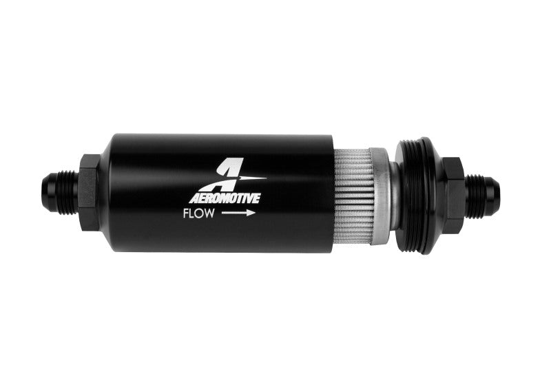 Aeromotive In - Line Filter - (AN - 08 Male) 100 Micron Stainless Steel Element - CPC Performance