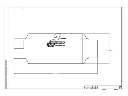 Aeromotive In - Line Filter - (AN - 10) 10 Micron fabric Element - CPC Performance