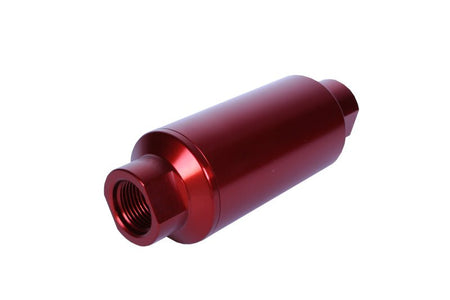 Aeromotive In - Line Filter - (AN - 10) 10 Micron Microglass Element Red Anodize Finish - CPC Performance