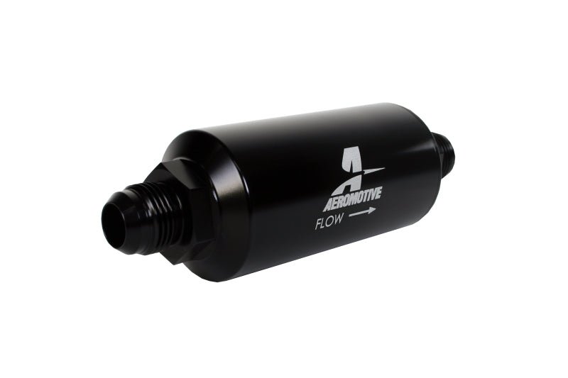 Aeromotive In - Line Filter - (AN - 10) 100 Micron Stainless Steel Element Black Anodize Finish - CPC Performance