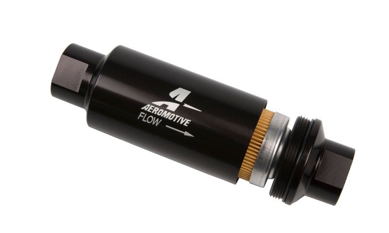 Aeromotive In - Line Filter - AN - 10 - Black - 10 Micron - CPC Performance