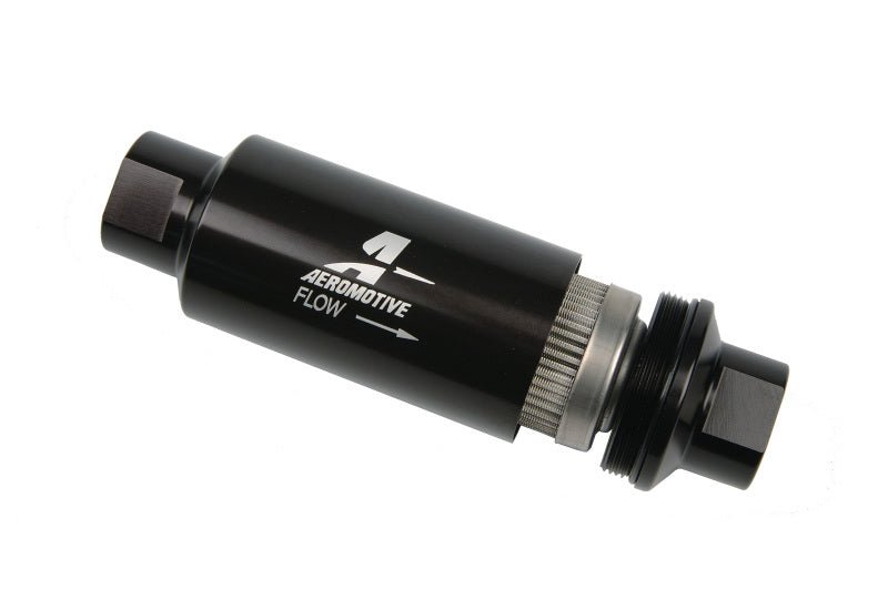 Aeromotive In - Line Filter - AN - 10 - Black - 100 Micron - CPC Performance