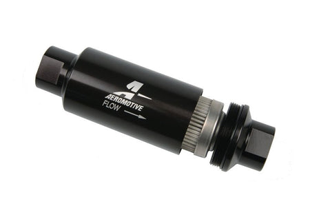 Aeromotive In - Line Filter - AN - 10 - Black - 100 Micron - CPC Performance