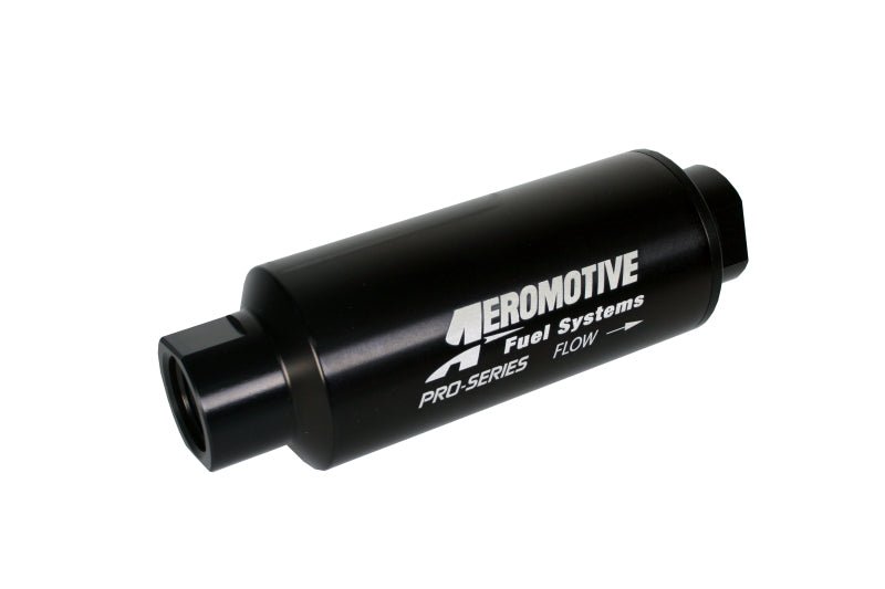 Aeromotive Pro - Series In - Line Fuel Filter - AN - 12 - 100 Micron SS Element - CPC Performance