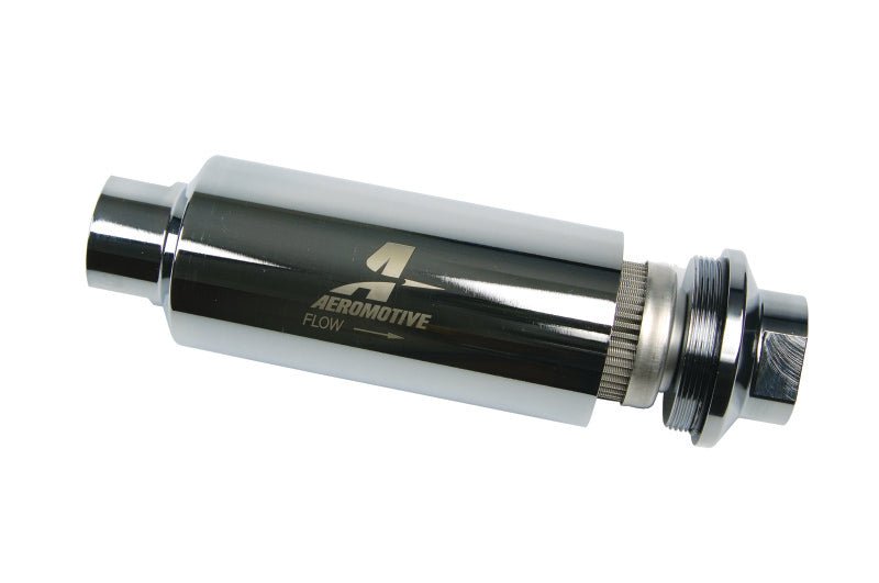 Aeromotive Pro - Series In - Line Fuel Filter - AN - 12 - 100 Micron SS Element - CPC Performance