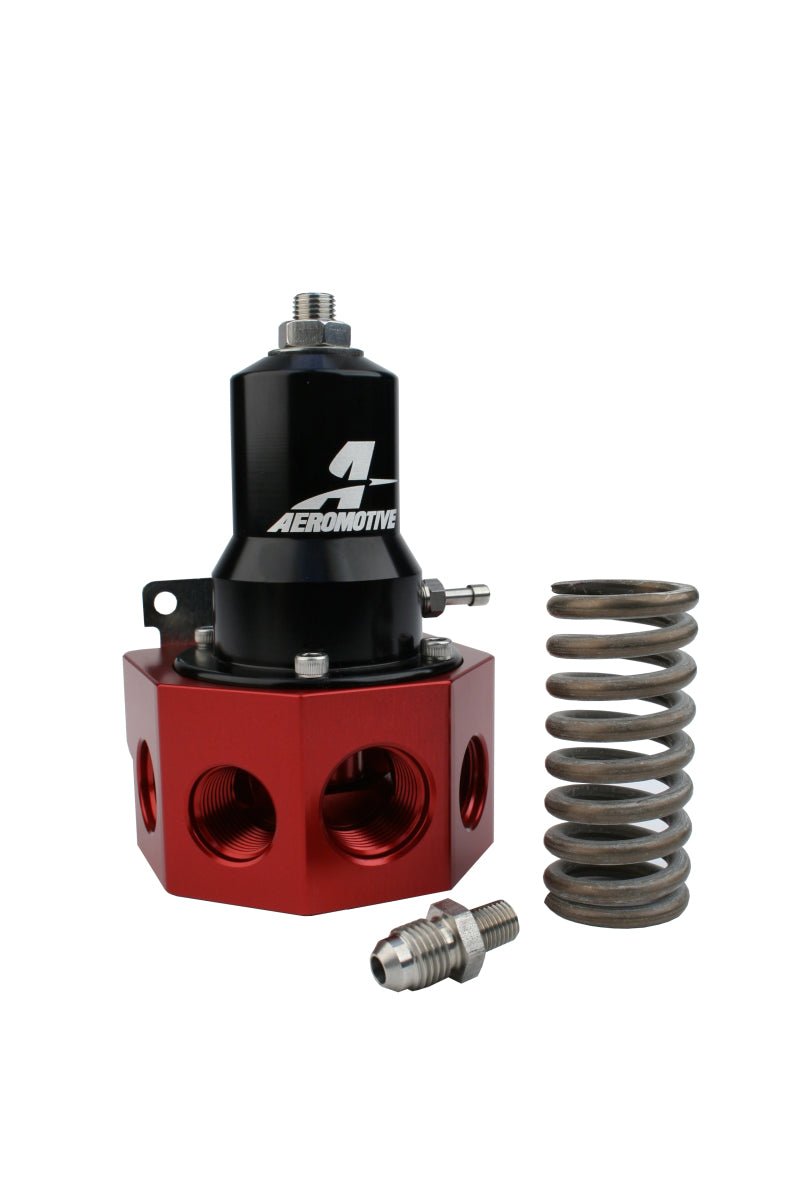 Aeromotive Regulator - 30 - 120 PSI - .500 Valve - 4x AN - 08 and AN - 10 inlets / AN - 10 Bypass - CPC Performance