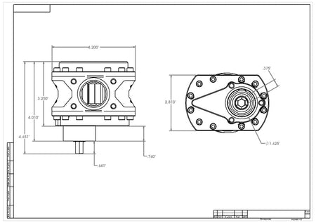 Aeromotive Spur Gear Fuel Pump - 3/8in Hex - 1.20 Gear - 25gpm - CPC Performance