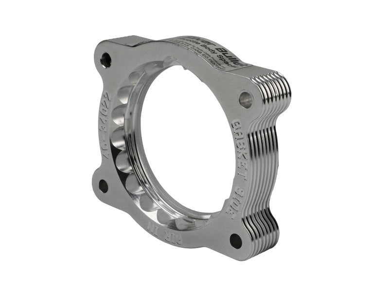 aFe 02 - 09 Chevrolet Trailblazer/ 02 - 09 GMC Envoy L6 4.2L Silver Bullet Throttle Body Spacer - Silver - CPC Performance