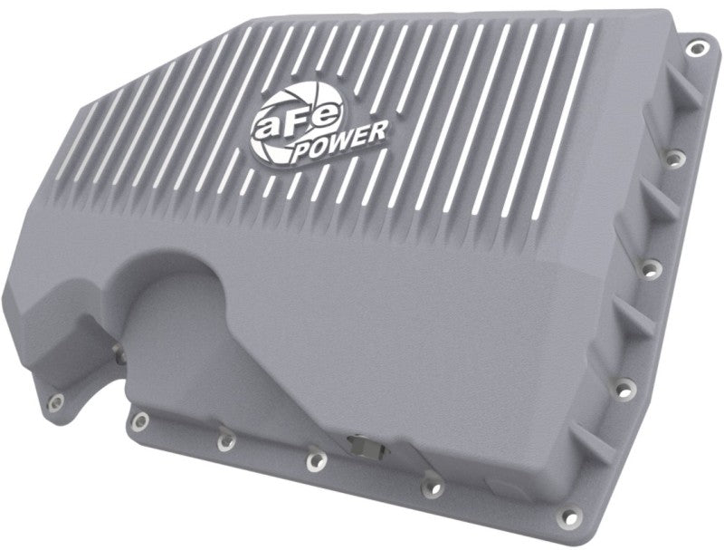 aFe 05 - 19 VW 1.8L/2.0L w/o Oil Sensor Engine Oil Pan Raw POWER Street Series w/ Machined Fins - CPC Performance