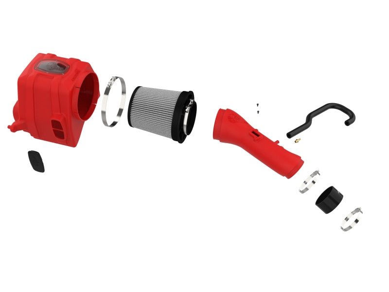 aFe 07 - 21 Toyota Tundra V8 5.7L Momentum GT Red Edition Cold Air Intake System w/ Pro DRY S Filter - CPC Performance