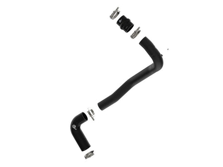 afe 08 - 10 Ford Trucks V8 - 6.4L (td) BladeRunner 3 IN Aluminum Hot Charge Pipe - Black - CPC Performance