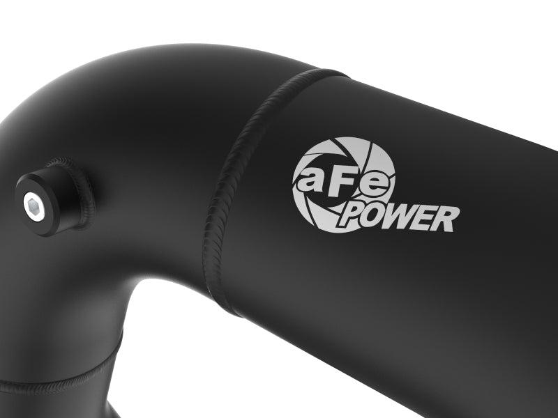afe 08 - 10 Ford Trucks V8 - 6.4L (td) BladeRunner 3 IN Aluminum Hot Charge Pipe - Black - CPC Performance