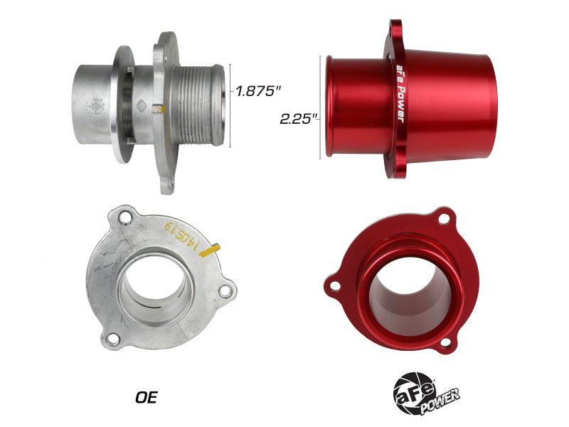 aFe 15 - 19 VW GTI Turbocharger Inlet Pipe - Red - CPC Performance