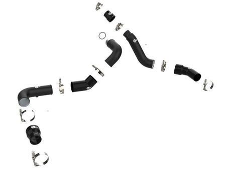 aFe 16 - 19 RAM 1500 V6 3.0L (TD) BladeRunner 3in Aluminum Hot & Cold Charge Pipe Kit - Black - CPC Performance